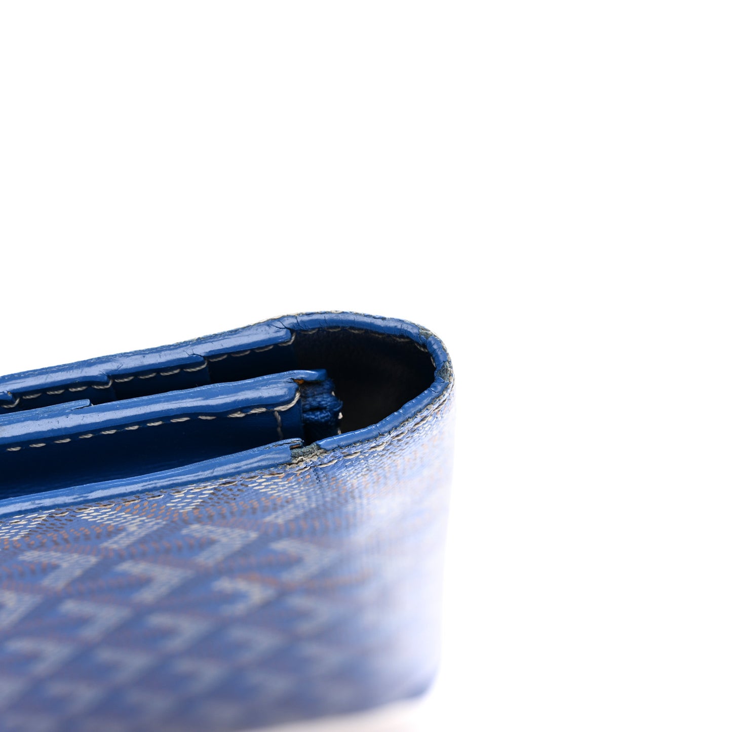 Goyardine Richelieu Wallet Sky Blue