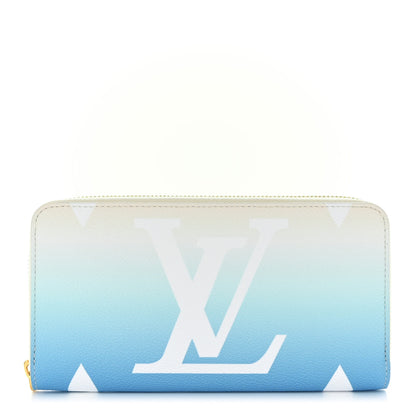 Louis Vuitton Monogram Giant By The Pool Zippy Wallet Blue 1 of 9