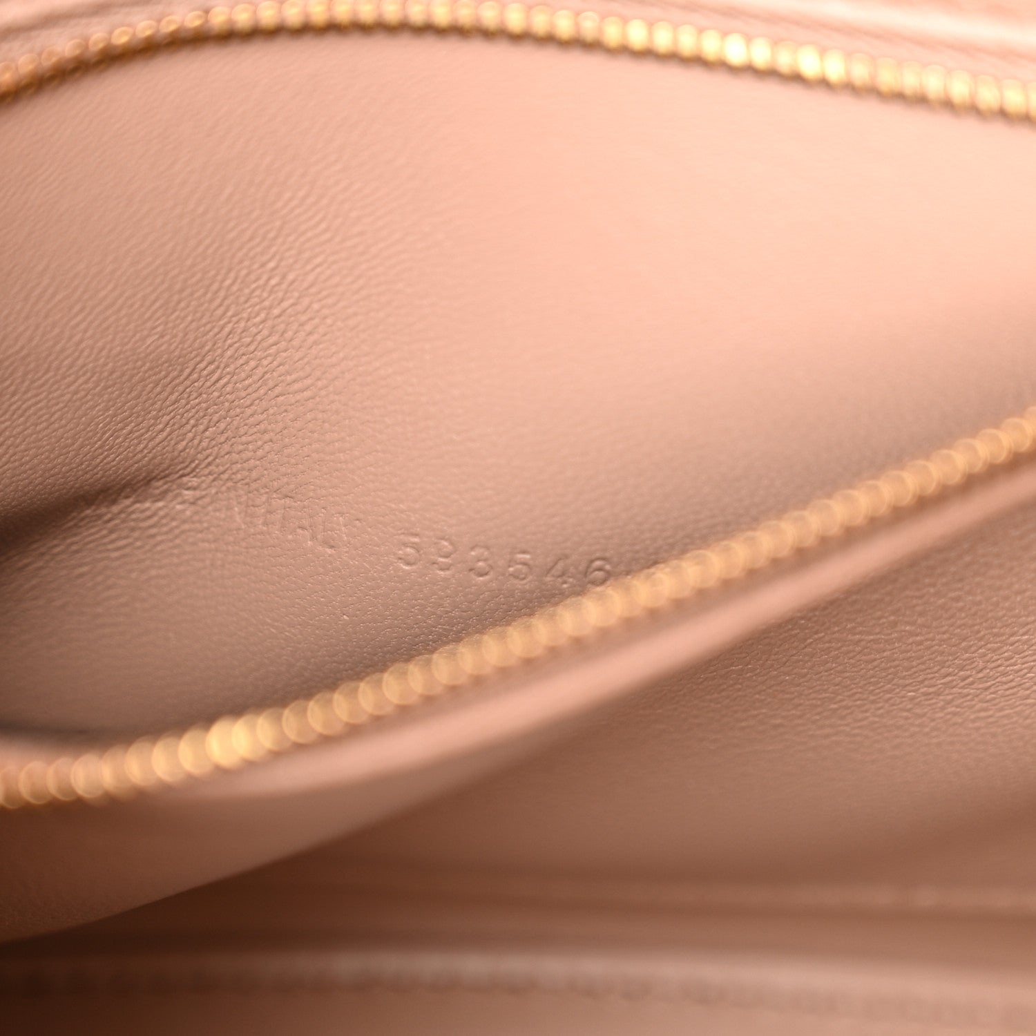 Balenciaga Shiny Calfskin Crocodile Embossed Small Hourglass Top Handle Bag Nude Beige 7 of 13