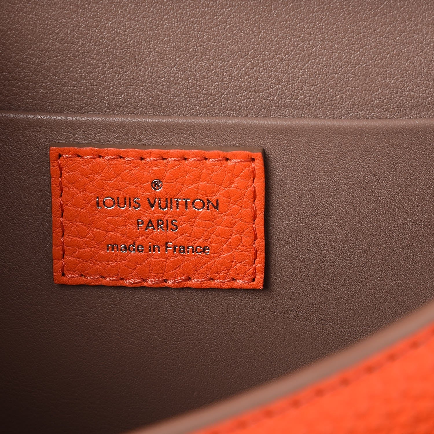 Louis Vuitton Taurillon Marceau Tangerine Taupe 6 of 7