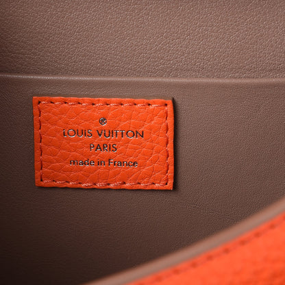 Louis Vuitton Taurillon Marceau Tangerine Taupe 6 of 7