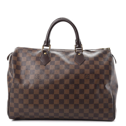 Louis Vuitton Damier Ebene Speedy 35 1 of 29