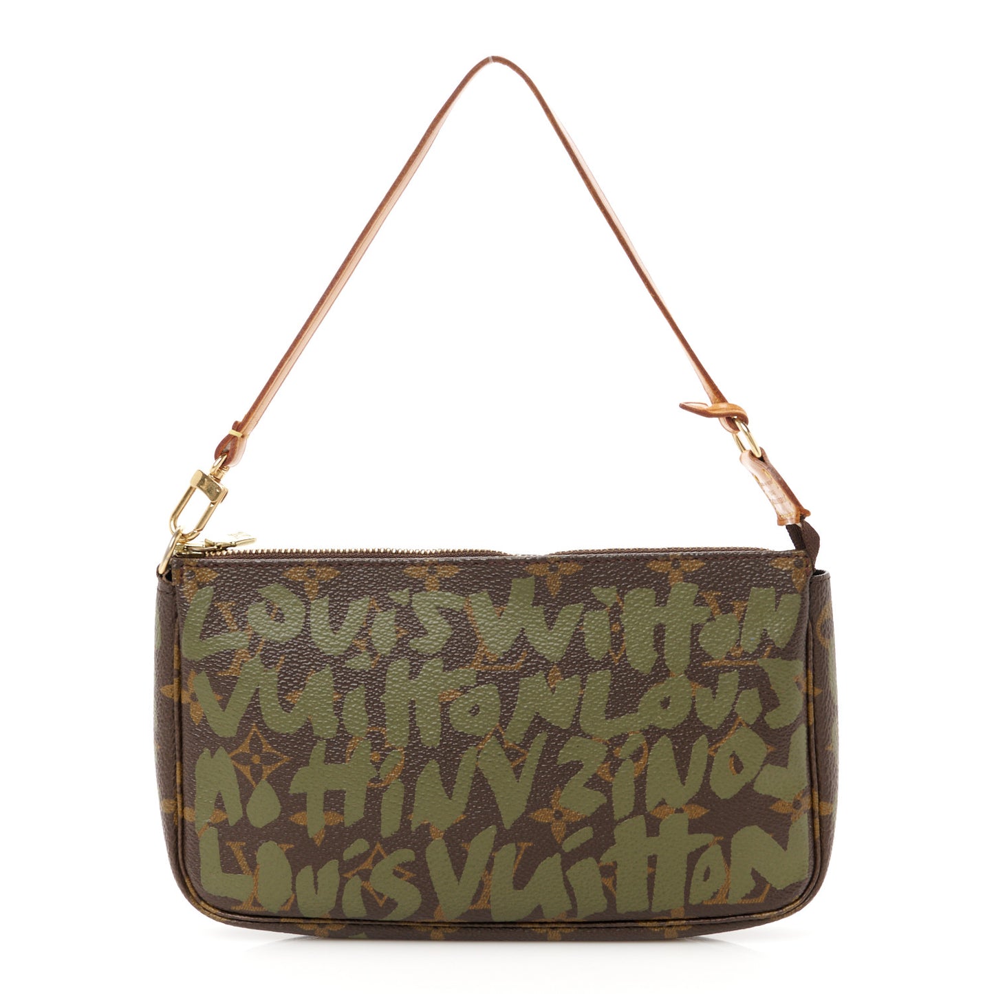 Monogram Graffiti Pochette Accessories Kaki