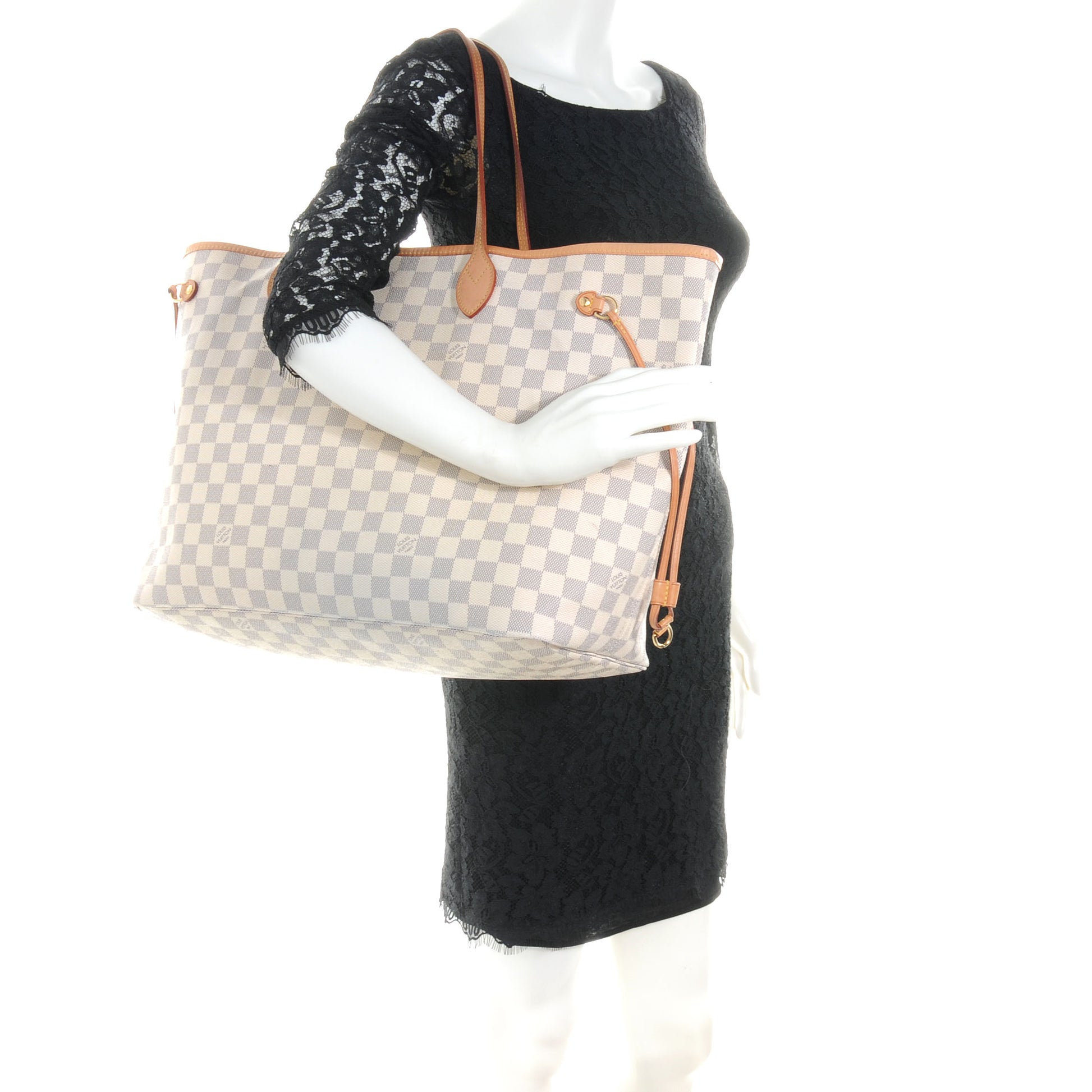 Louis Vuitton Damier Azur Neverfull GM 2 of 8