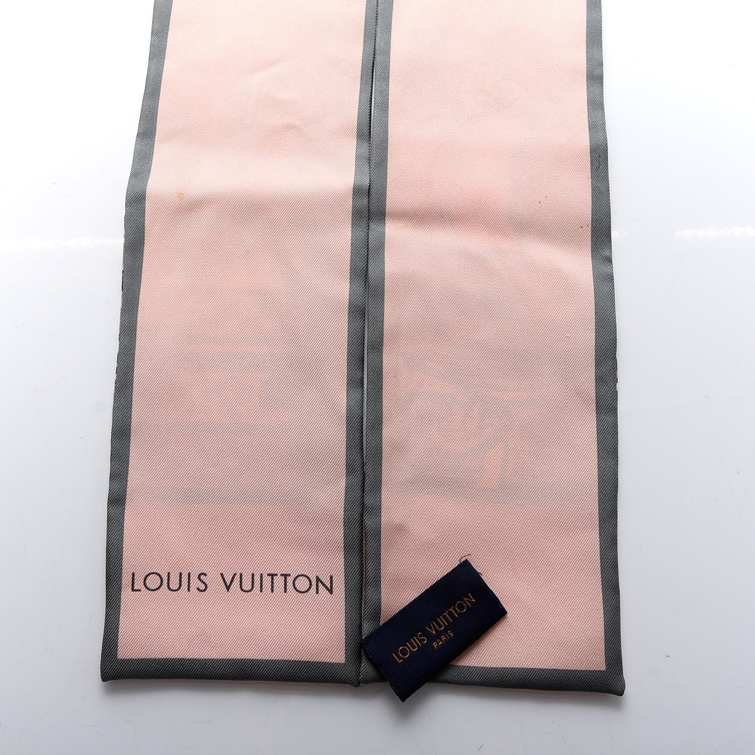 Louis Vuitton Silk Monogram Trunks Bandeau Rose Poudre 3 of 4
