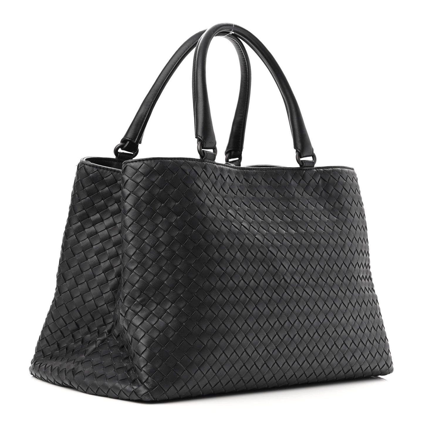 Nappa Intrecciato Tote Black