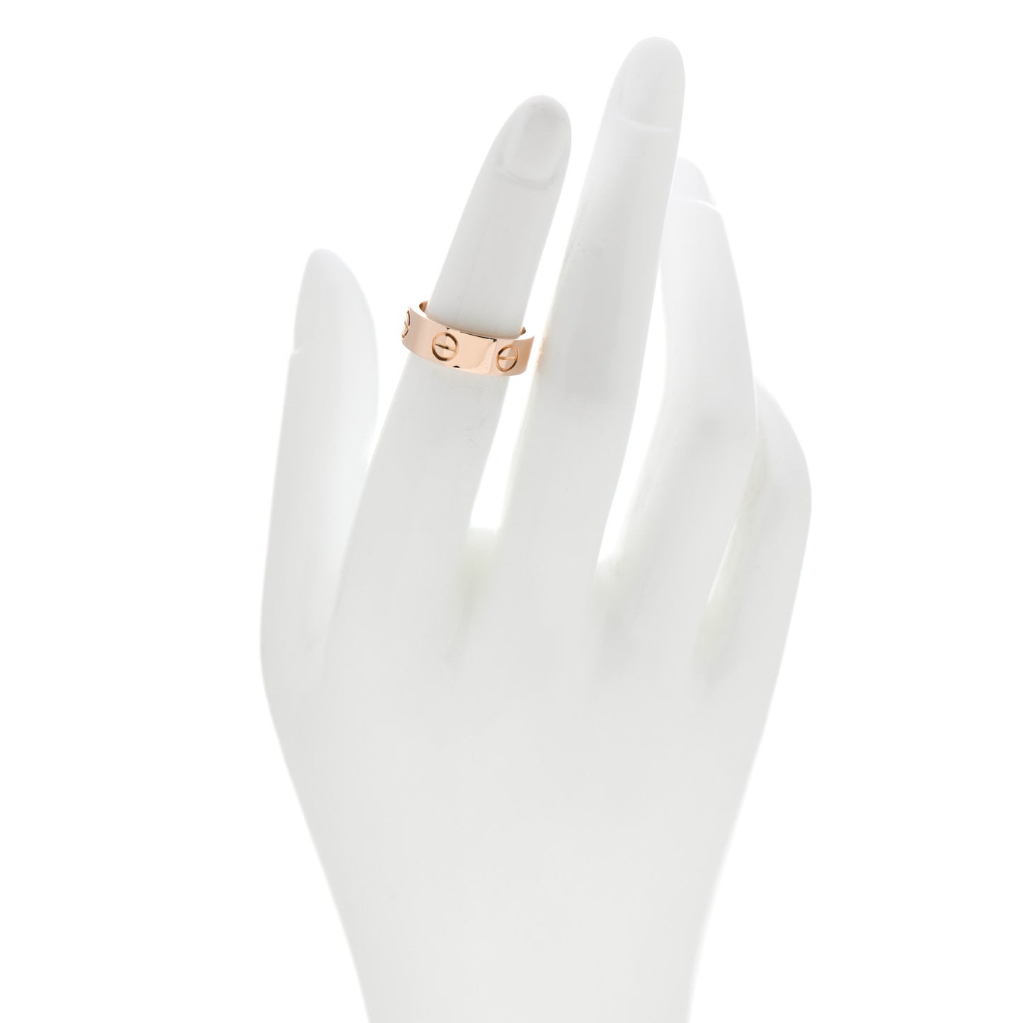 18K Pink Gold 5.5mm LOVE Ring 48 4.5