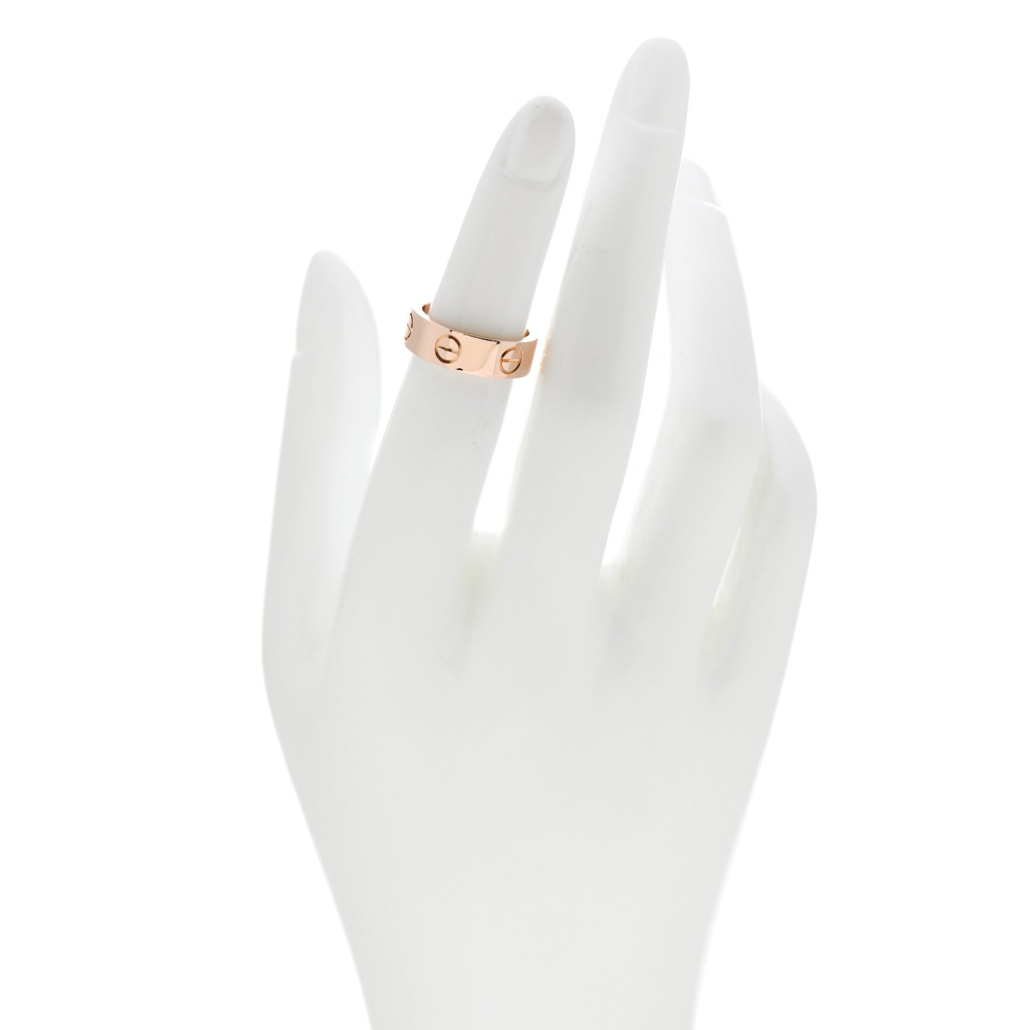 Cartier 18K Pink Gold 5.5mm LOVE Ring 48 4.5 2 of 5