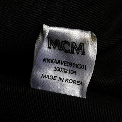 MCM Visetos Medium Side Studs Stark Backpack Black 7 of 11