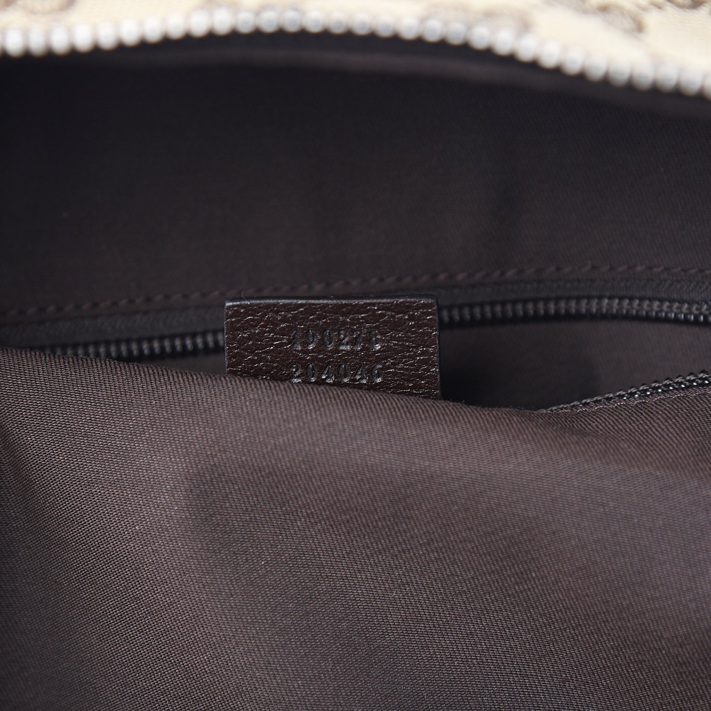 GG Monogram Web Medium Classic Backpack Brown