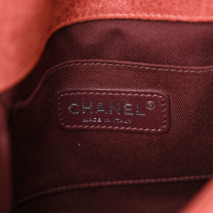 Chanel Iridescent Calfskin Quilted Small Gentle Square Boy Flap Red 6 of 18