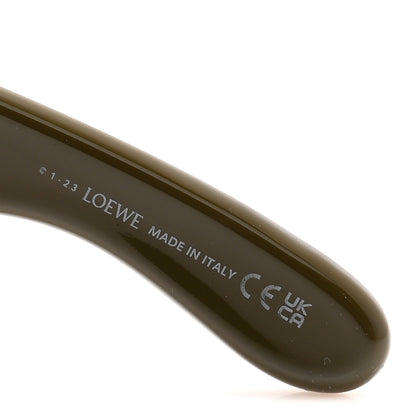 Loewe Acetate Anagram Wave Mask Sunglasses LW40108I Green 5 of 7