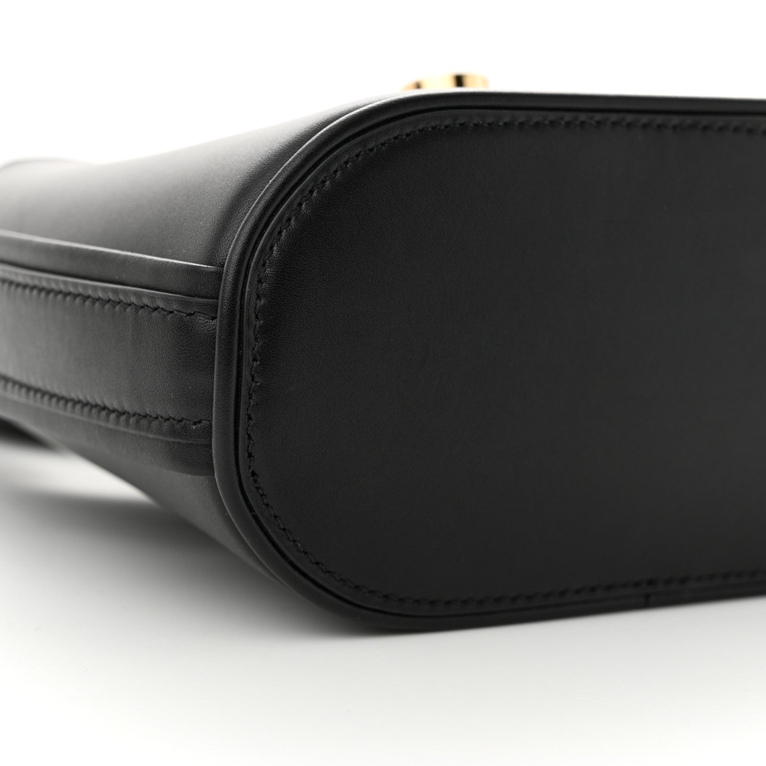 Salvatore Ferragamo Soft Calfskin Mini Gancini Hobo Black 9 of 10