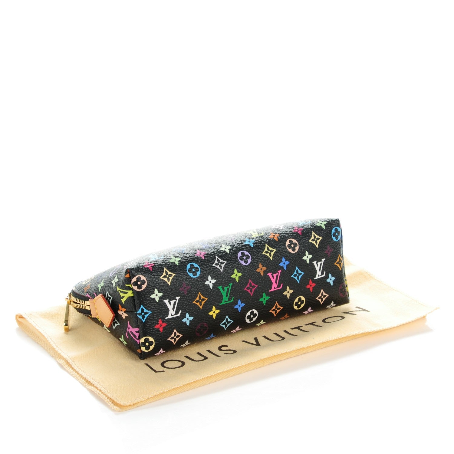Louis Vuitton Monogram Multicolor Cosmetic Pouch Black Grenade 4 of 7