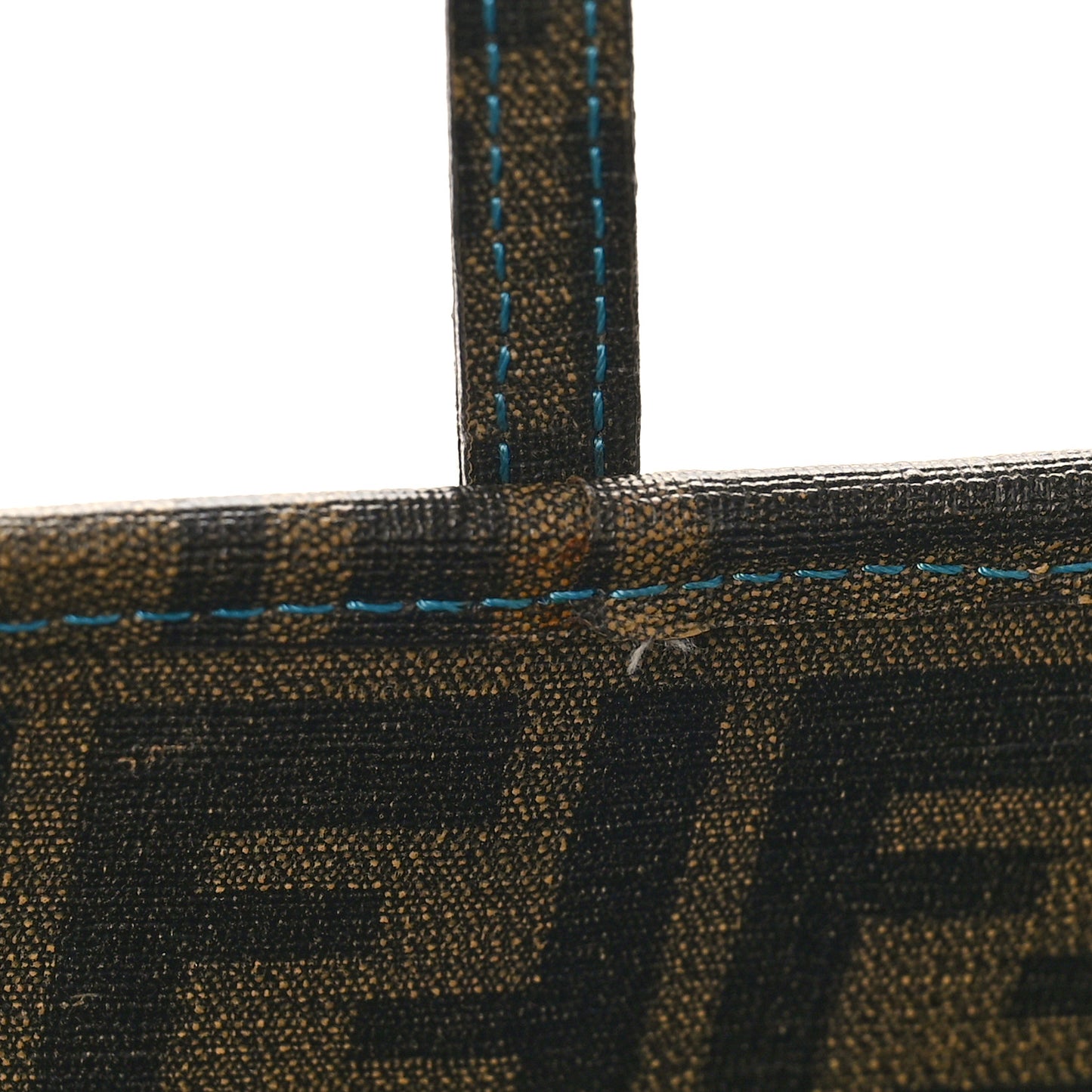 Zucca Spalmati Perforated Medium Roll Tote Tobacco Pavone