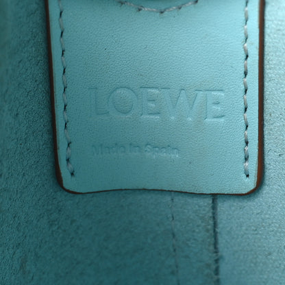 Loewe Calfskin Nano Balloon Bucket Bag Light Blue Cognac 5 of 9