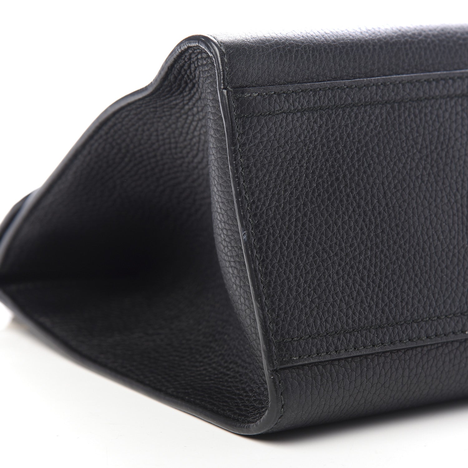 Gucci Calfskin Small GG Marmont Top Handle Bag Black 6 of 10