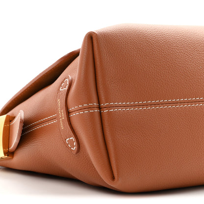 Louis Vuitton Grained Calfskin Low Key Messenger Cognac 9 of 10