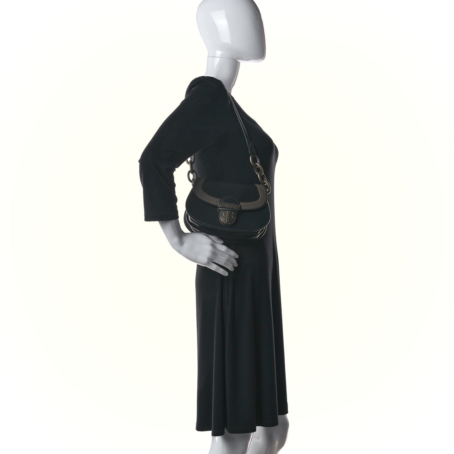 Nappa Umbria Shoulder Bag Black