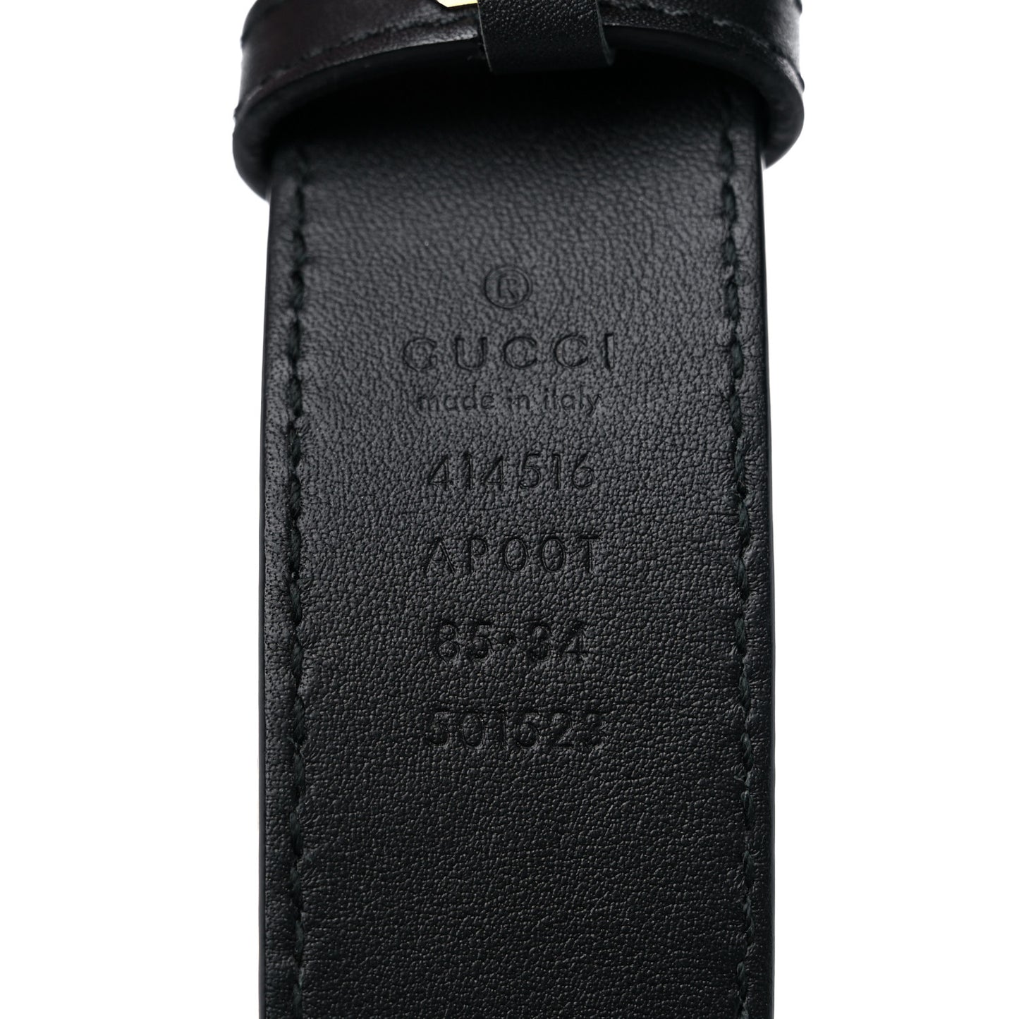 Calfskin Double G 30mm Belt 85 34 Black