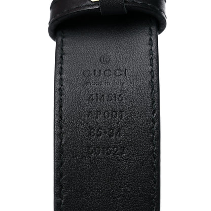 Gucci Calfskin Double G 30mm Belt 85 34 Black 3 of 6
