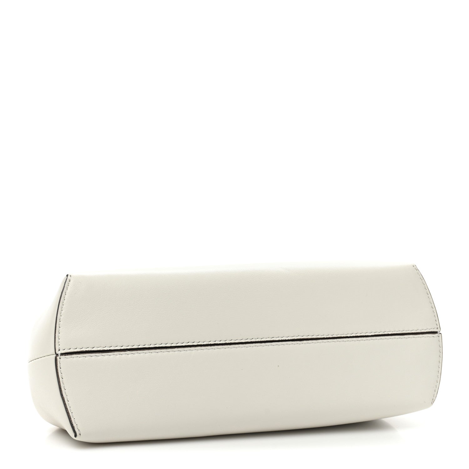 Fendi Shiny Nappa Snakeskin Small Fendi First White Roccia 4 of 11