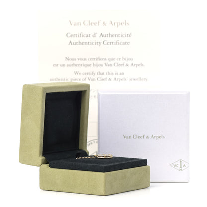 Van Cleef & Arpels 18K Yellow Gold Mother of Pearl Vintage Alhambra Pendant Necklace 7 of 7