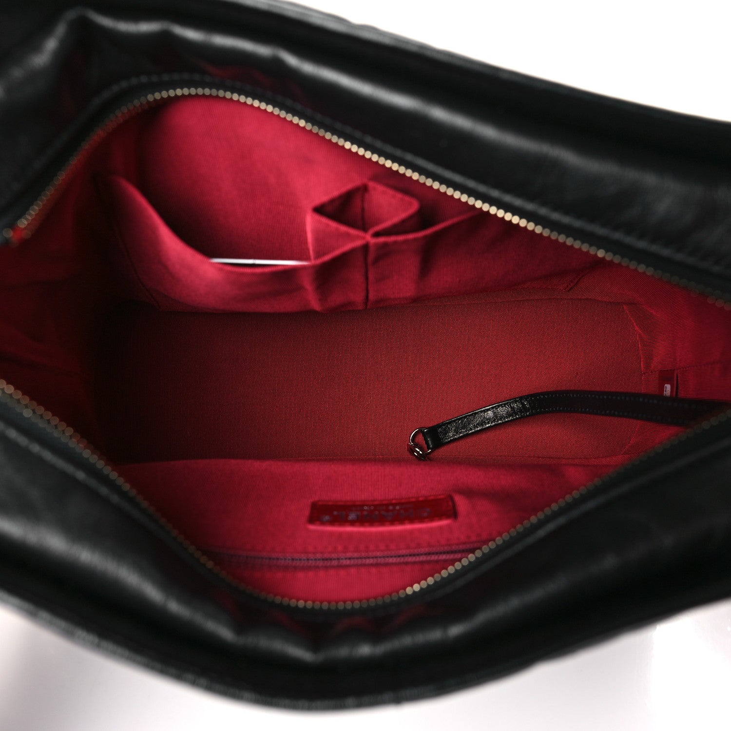 Chanel Aged Calfskin Quilted Medium Gabrielle Hobo Black 5 of 9