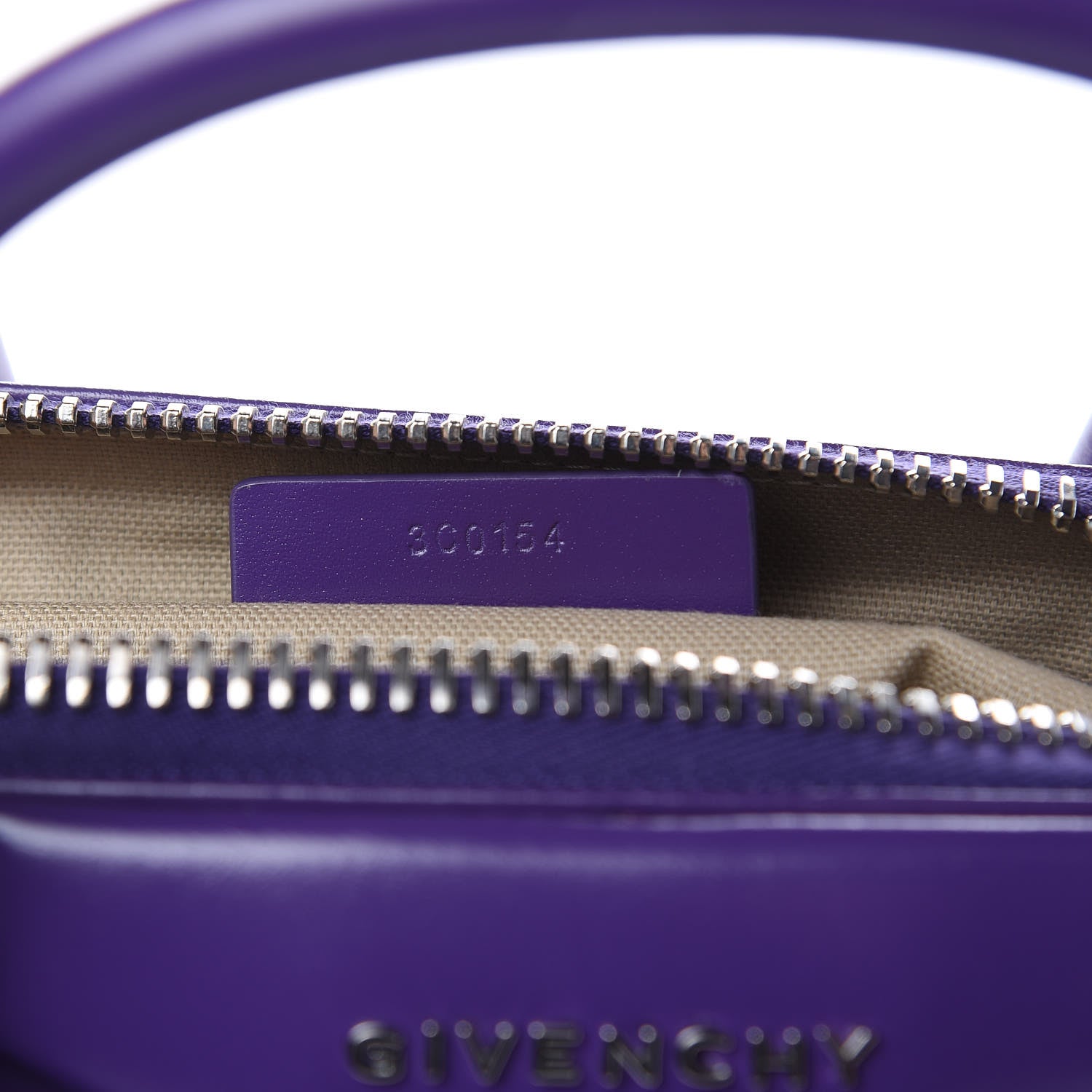 Givenchy Shiny Lord Calfskin Small Antigona Purple 7 of 12