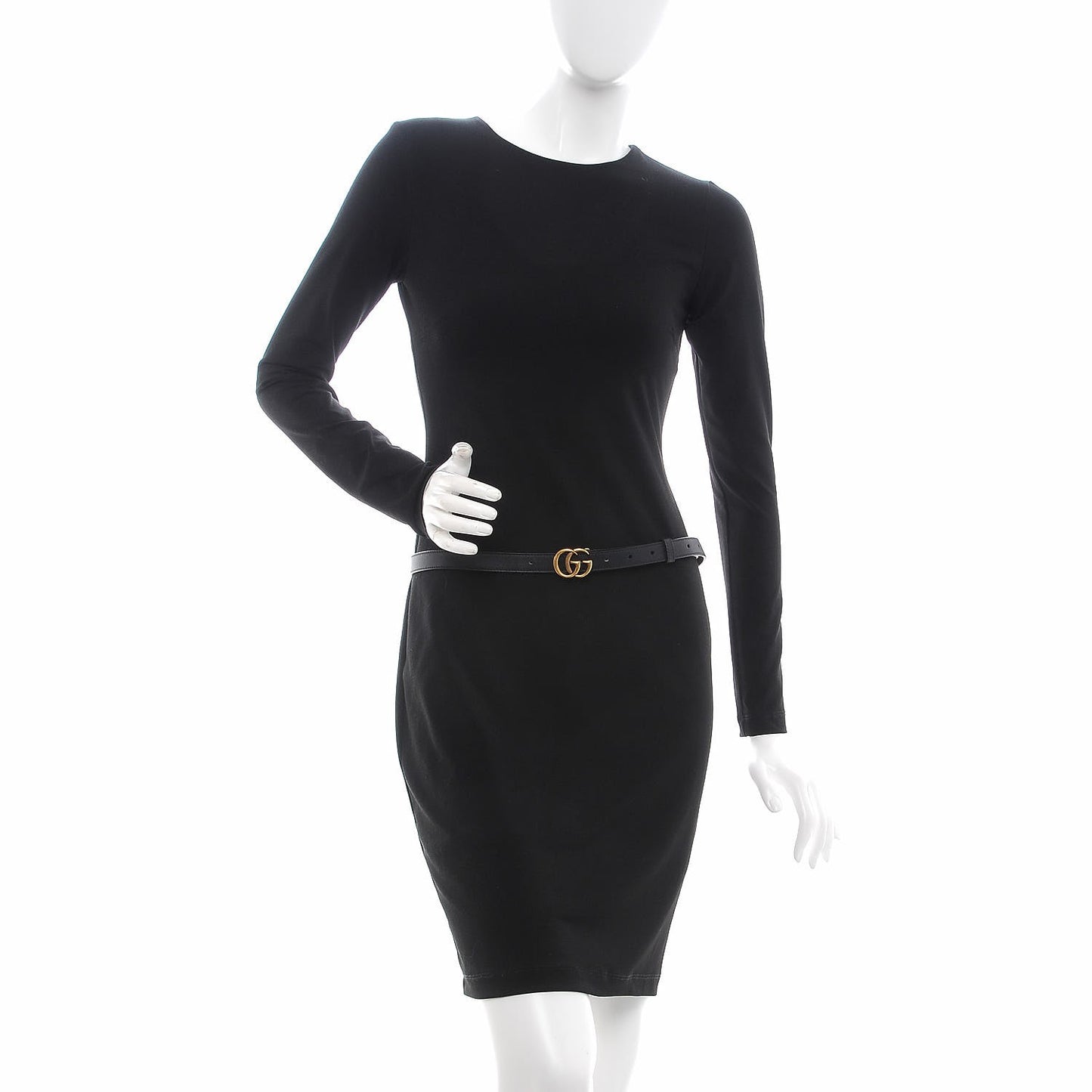 Calfskin Double G 20mm Belt 90 36 Black
