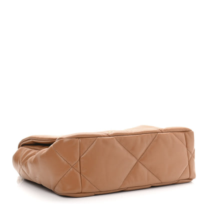 Chanel Lambskin Quilted Medium Chanel 19 Flap Brown 4 of 11