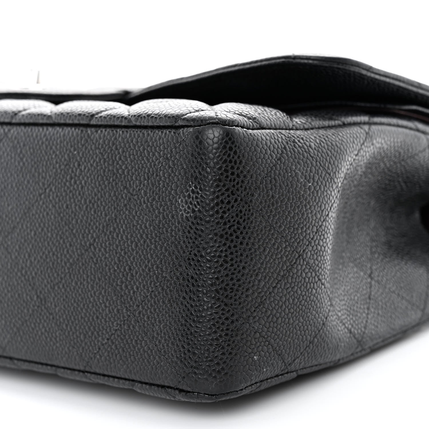 Chanel Caviar Quilted Jumbo Double Flap Black 10 of 11
