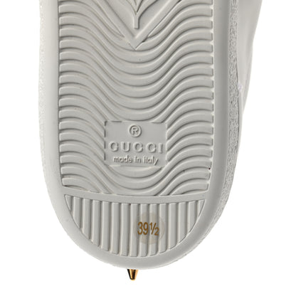 Gucci Calfskin Web Pearl Studded Womens Ace Sneakers 39.5 White 6 of 9