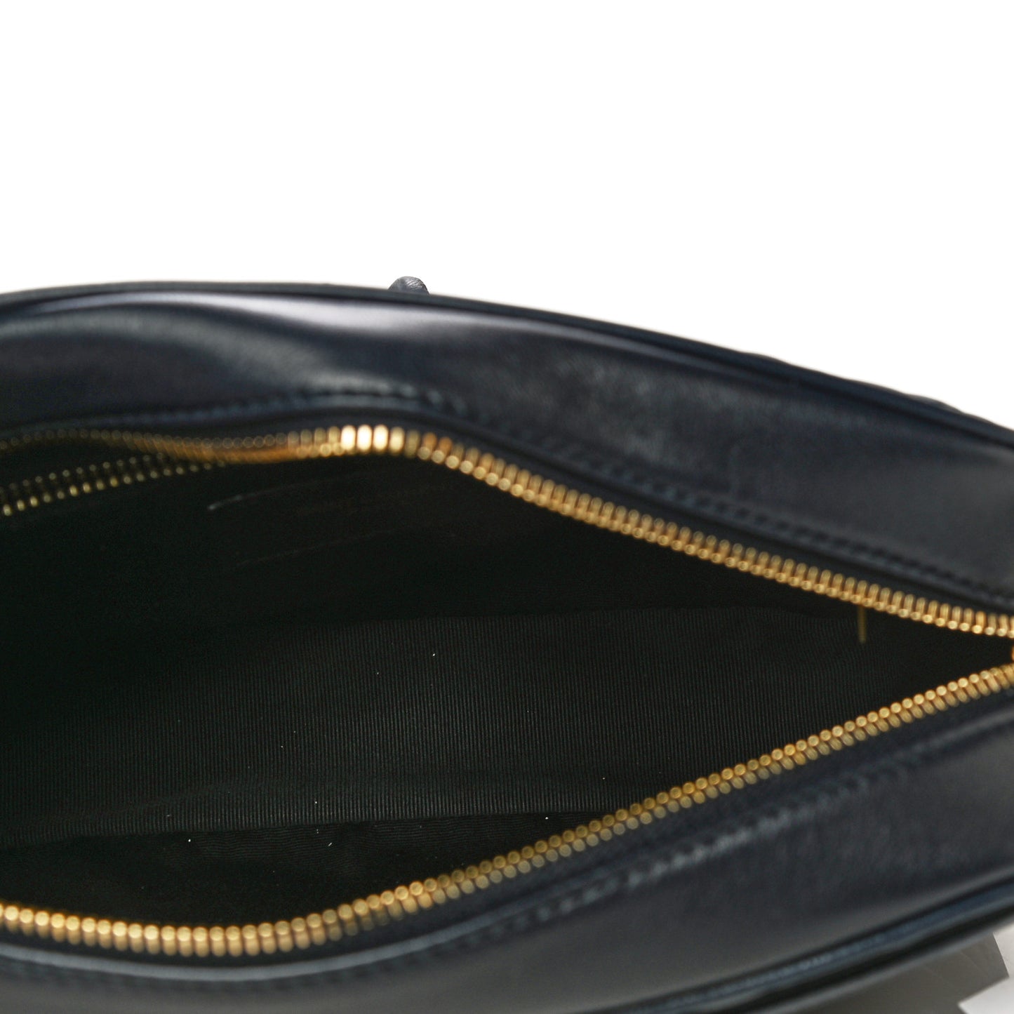 Lambskin Quilted Victoire Camera Bag Deep Marine