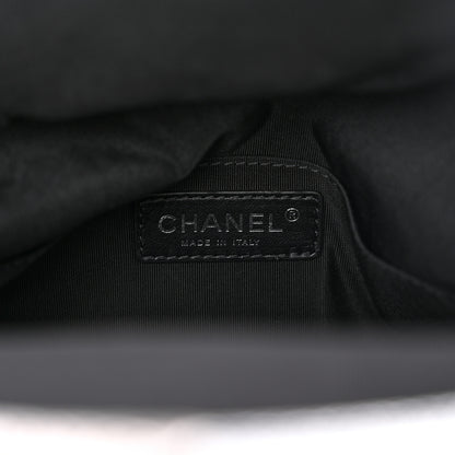 Chanel Metallic Goatskin Quilted Frame Clasp Flap Clutch Silver Gold 7 of 9