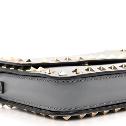 Valentino Garavani Vitello Rockstud Flap Crossbody Bag Stone 8 of 11