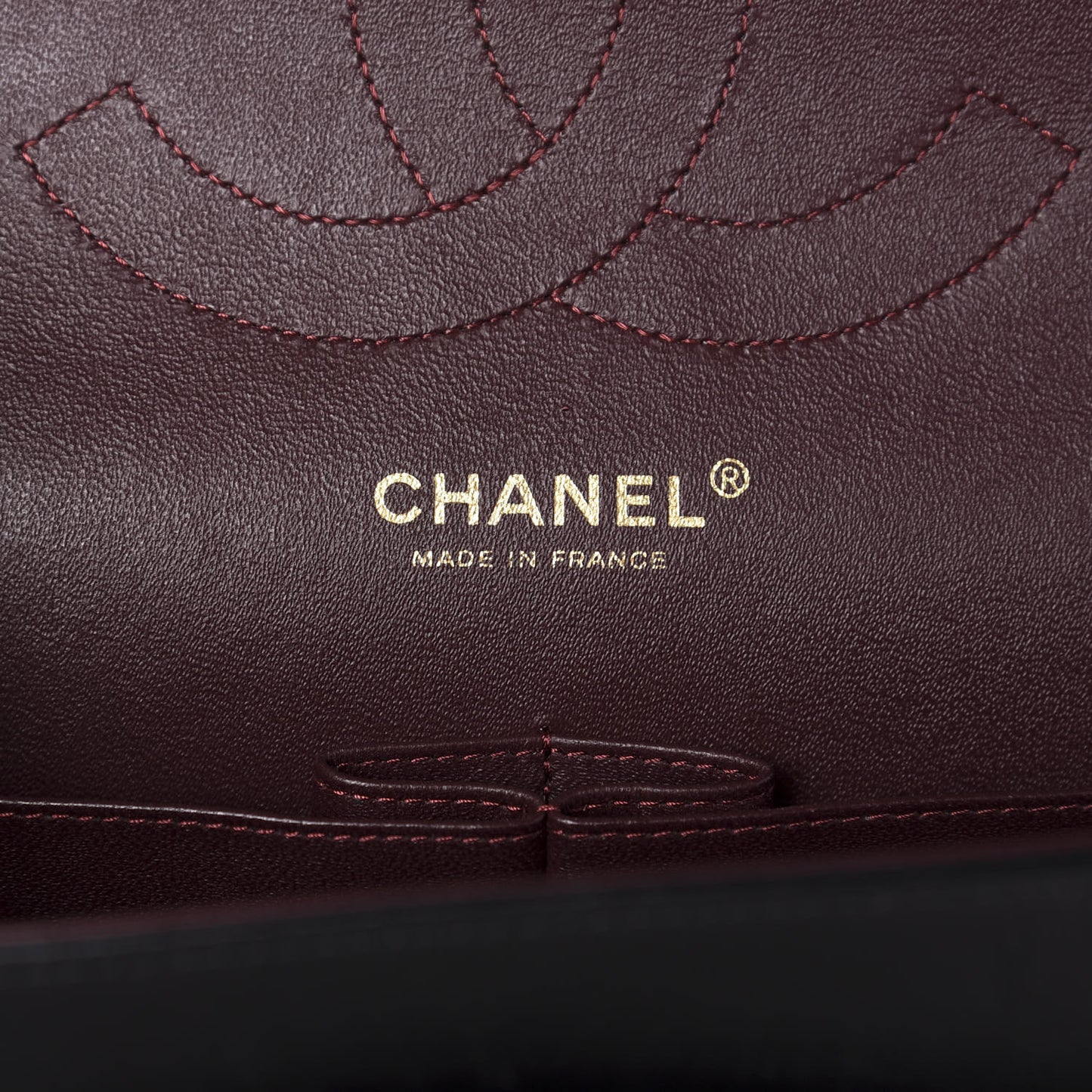 Lambskin Quilted Jumbo Double Flap Black