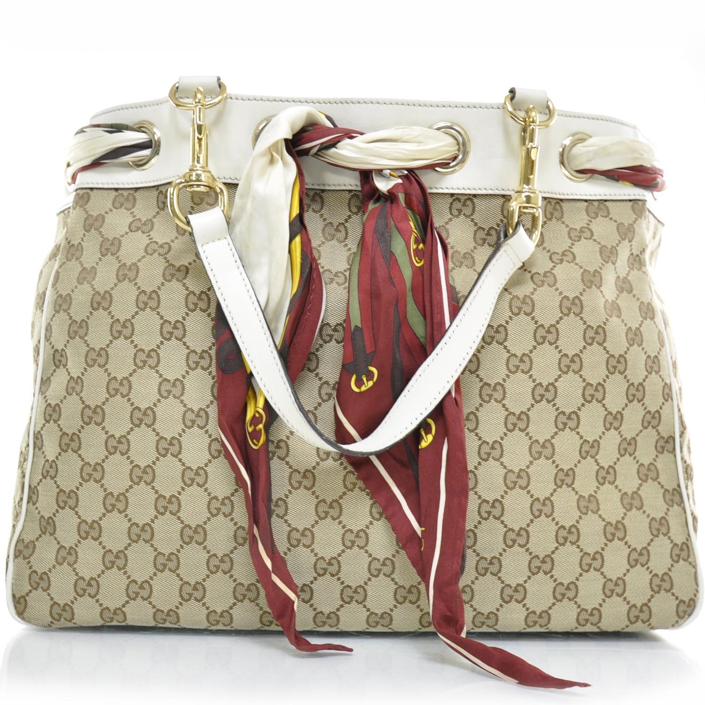 Monogram Positano Tote Ivory