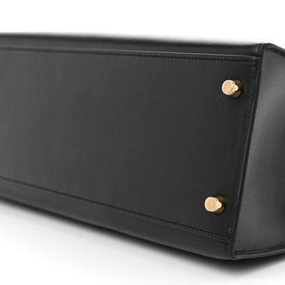 Hermes Tadelakt Kelly Sellier 32 Black 10 of 13