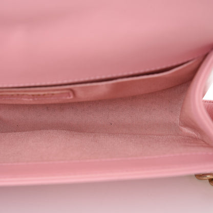 Chanel Iridescent Tweed Lambskin Medium Boy Flap Pink 10 of 15