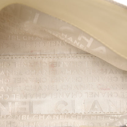 Chanel Lambskin Square Quilted Double Chain Bag White 8 of 12
