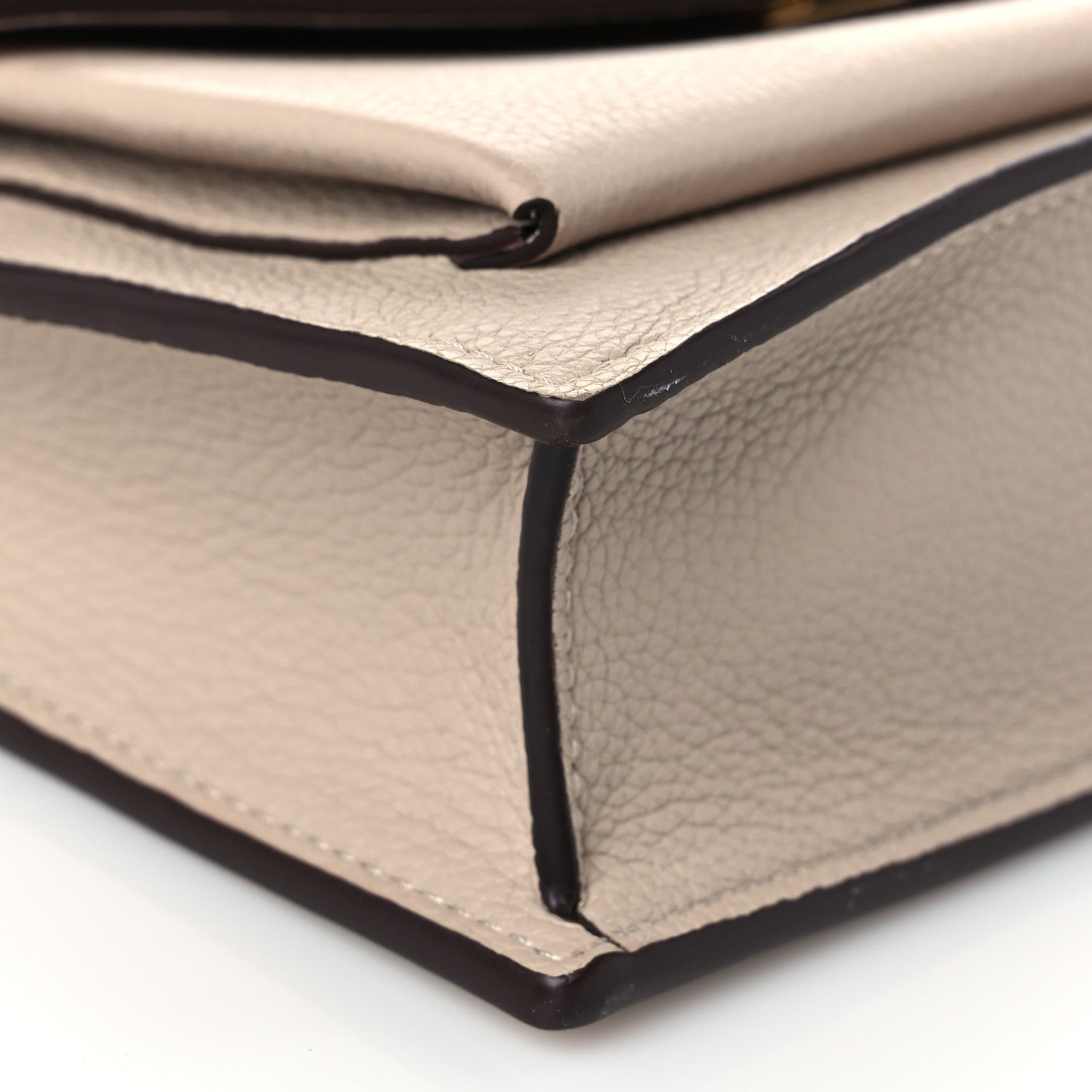 Louis Vuitton Soft Calfskin My Lockme Chain Pochette Greige 7 of 8