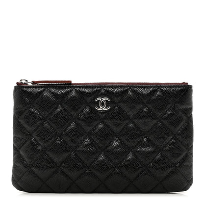 Chanel Caviar Quilted Cosmetic Case Black 1 of 7