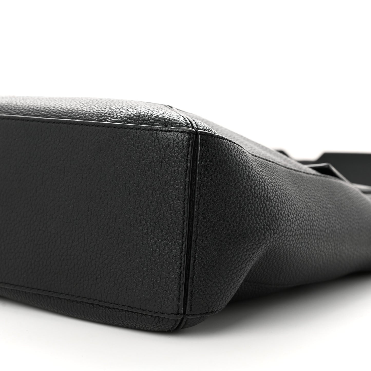 Calfskin Puzzle Messenger Bag Black