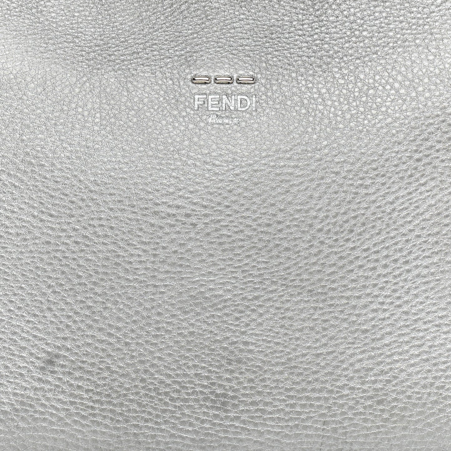 Cuoio Romano Lux Selleria Lei Boston Tote Argento