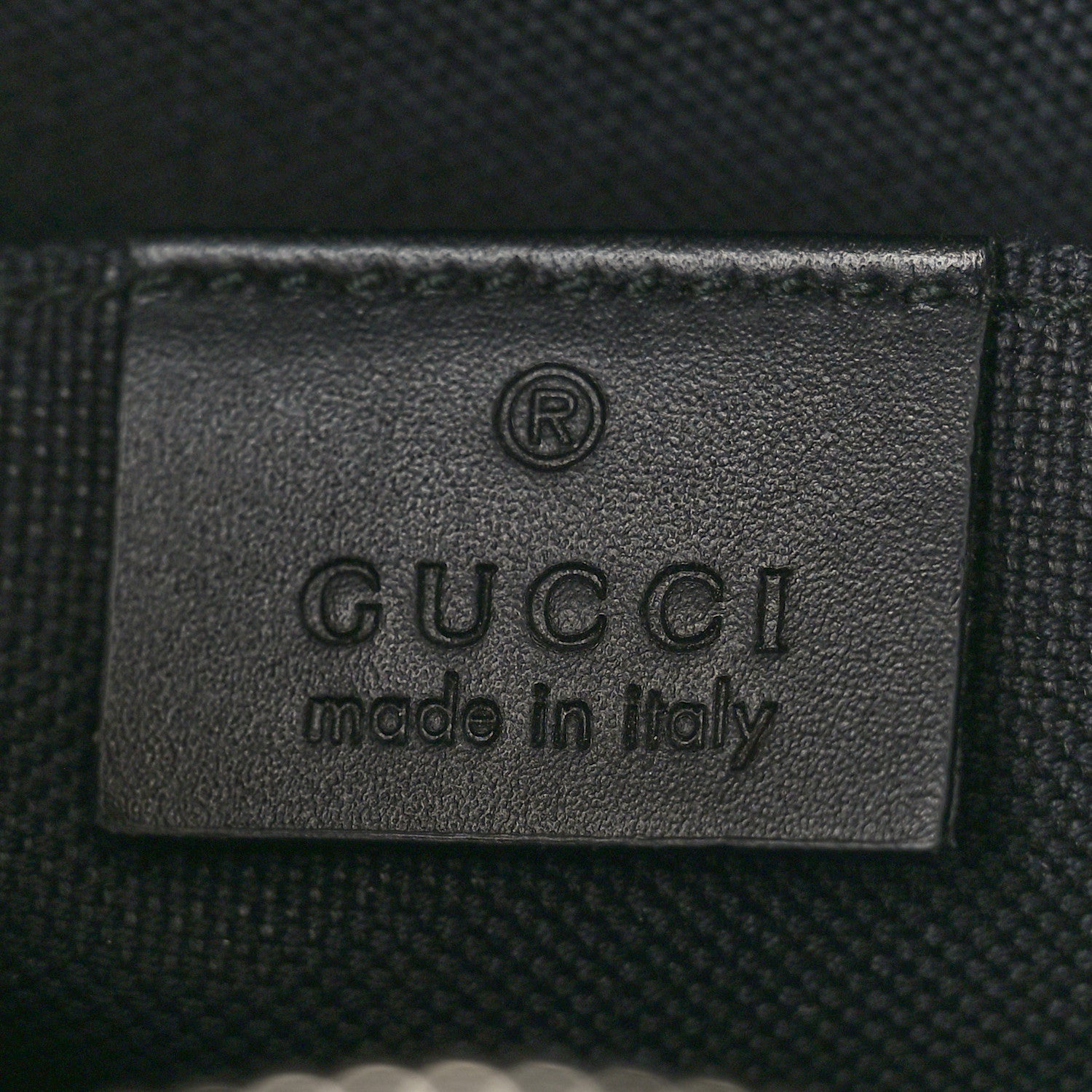 Gucci GG Supreme Monogram Selleria Calfskin Web New Web Cosmetic Case Black 6 of 9