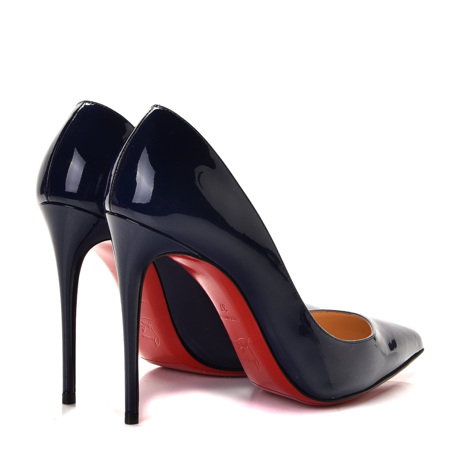 Patent Pigalle Follies 100 Pumps 37 China Blue