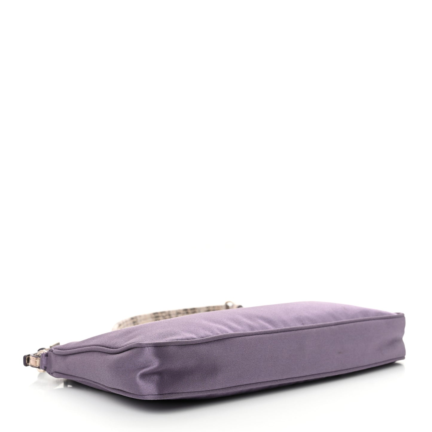 Satin Raso Shoulder Bag Glicine