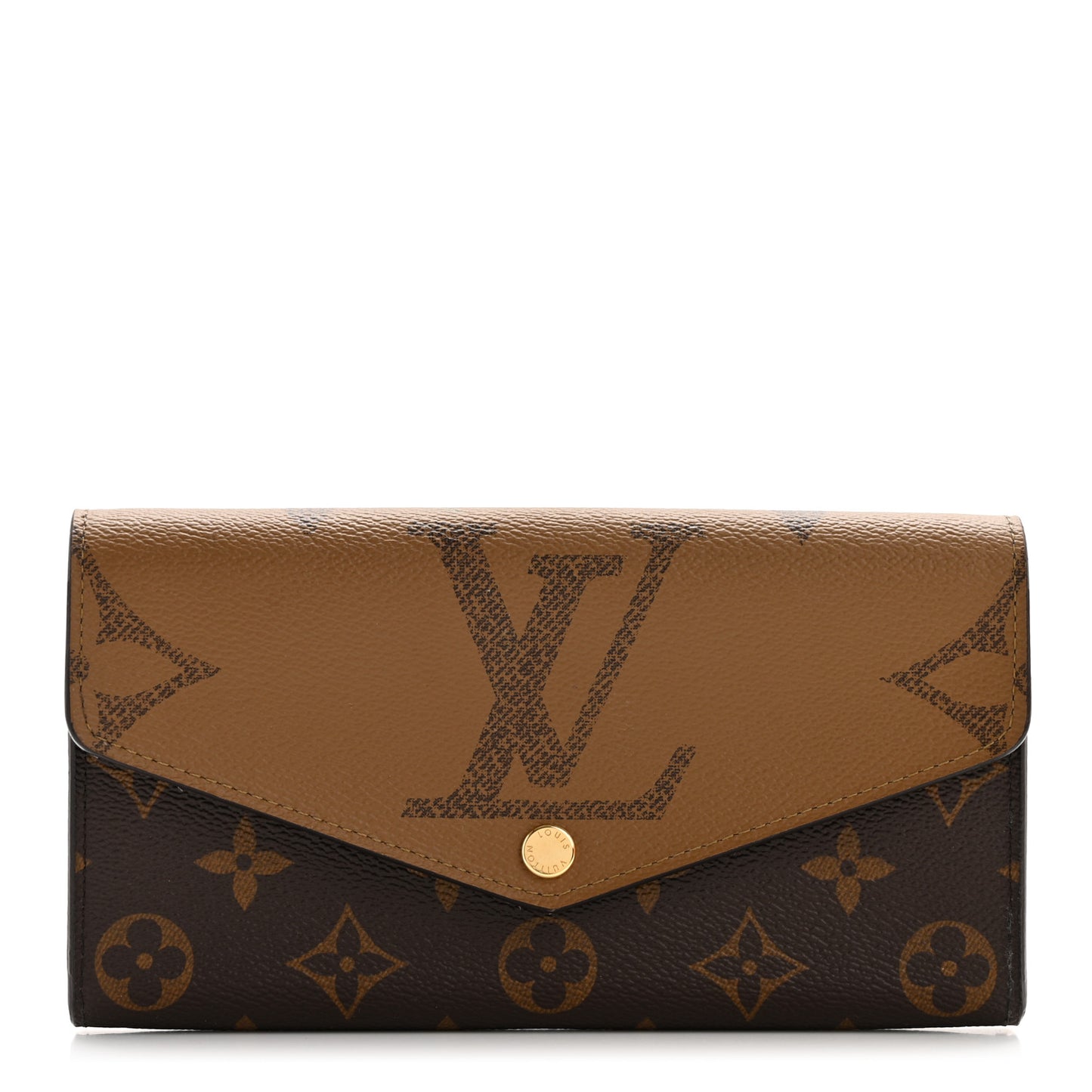 Reverse Monogram Giant Sarah Wallet