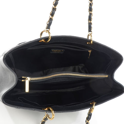 Chanel Caviar Quilted XL Grand Shopping Tote GST Black 5 of 7